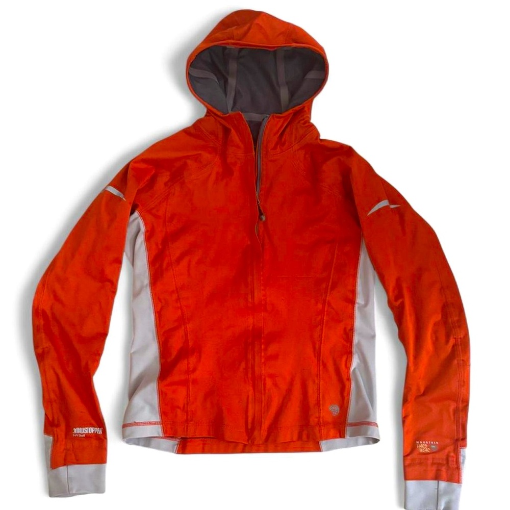Vintage Womens Mountain Hardwear Windstopper Jacket in Orange
